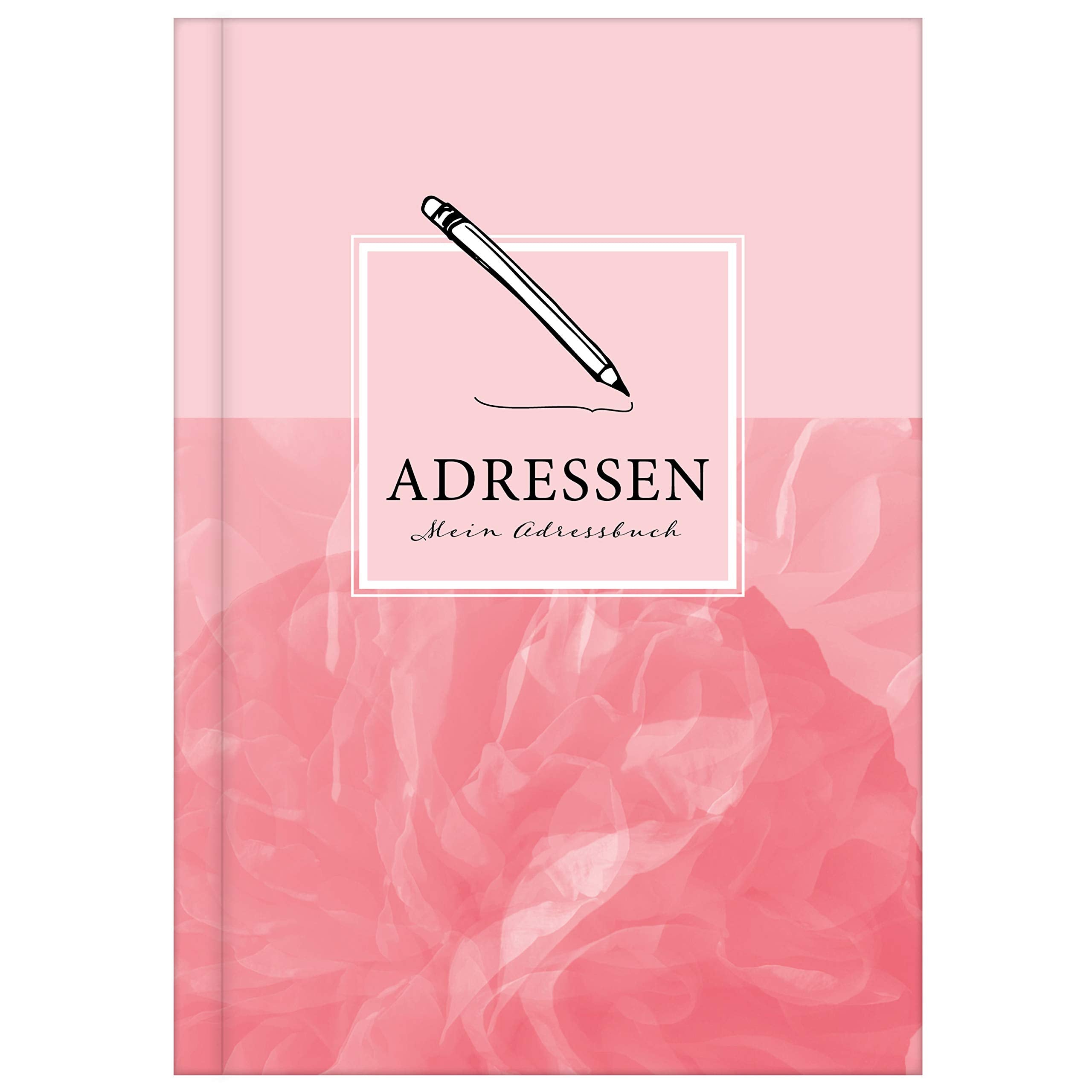 Adressbuch mit Geburtstagskalender | Kontaktbuch in DIN A5| Telefonregister & Adressbuch mit Telefonnummer, Adresse, E-Mail | Telefonbuch rosa Business, Finance & Career