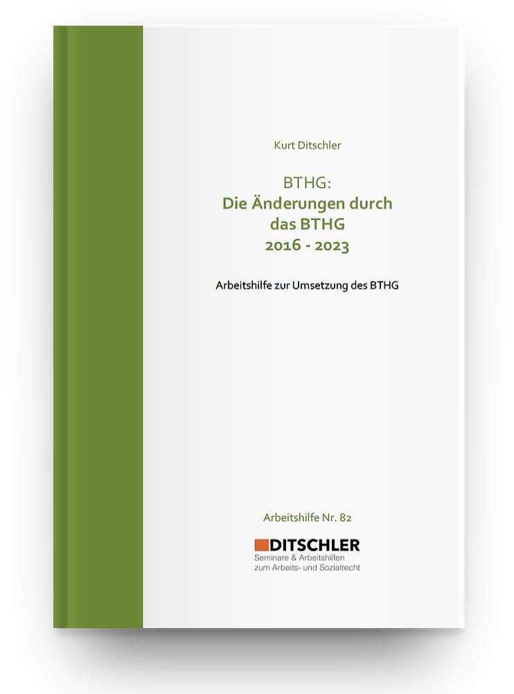 BTHG: Die Änderungen durch das BTHG 2016-2023: Arbeitshilfe zur Umsetzung des Bundesteilhabegesetzes, Alle Änderungen für jedes Jahr übersichtlich dargestellt Books