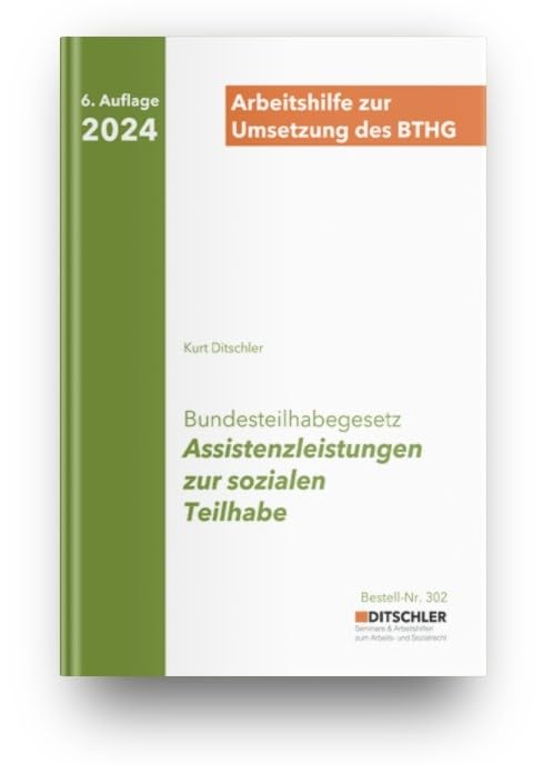 BTHG: Die Assistenzleistung zur sozialen Teilhabe 2023 Books