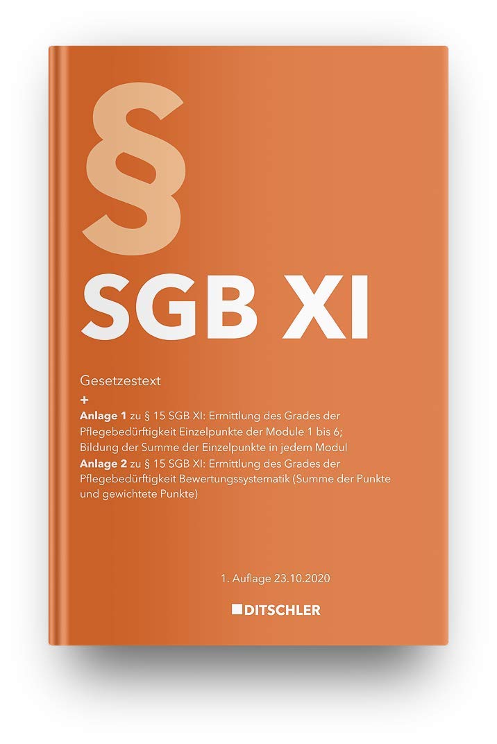 SGB XI Gesetzestext und Anlagen - Aktuell Legal advice