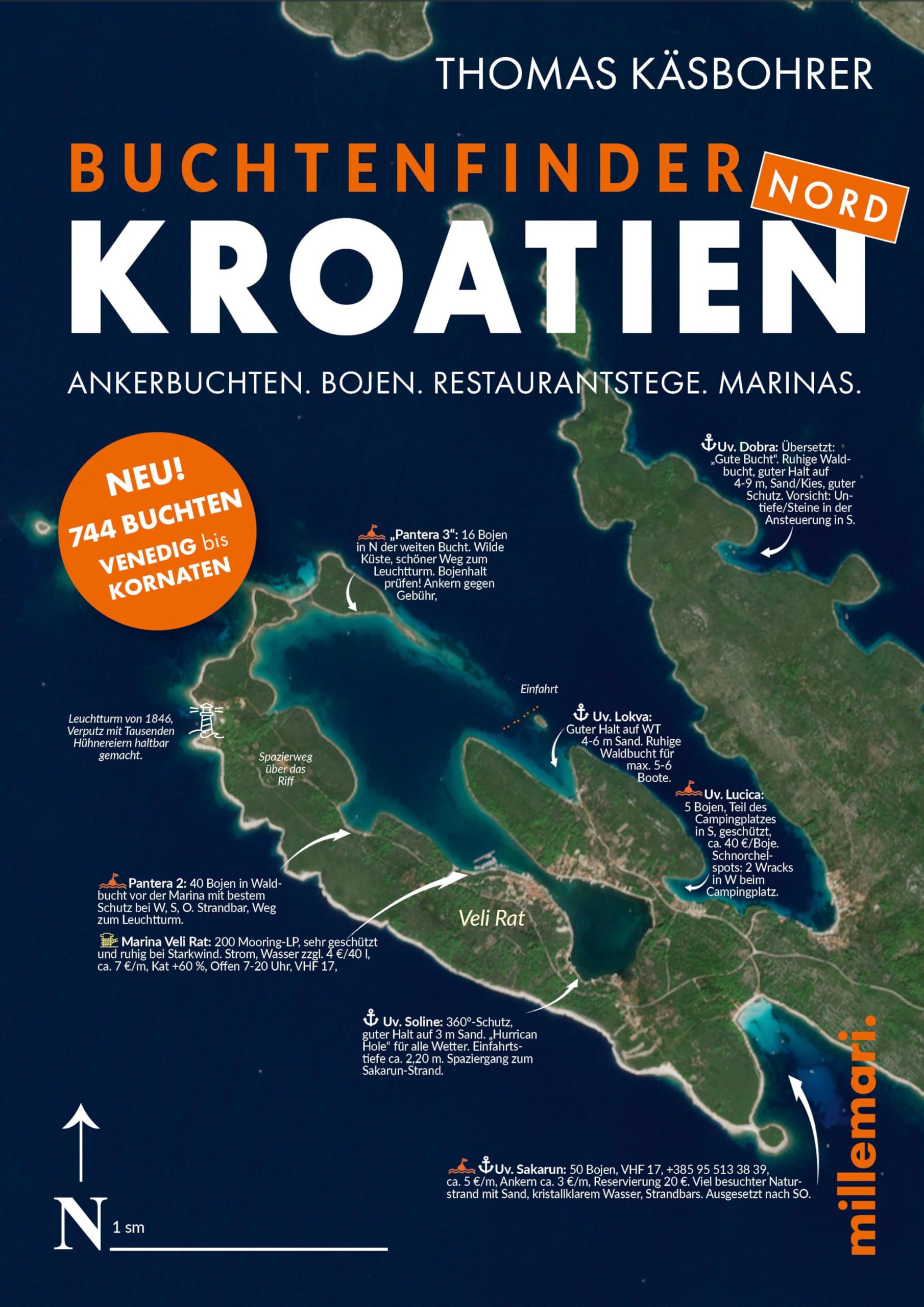 Buchtenfinder Kroatien Nord - Ausgabe 2025 Leisure & Fun