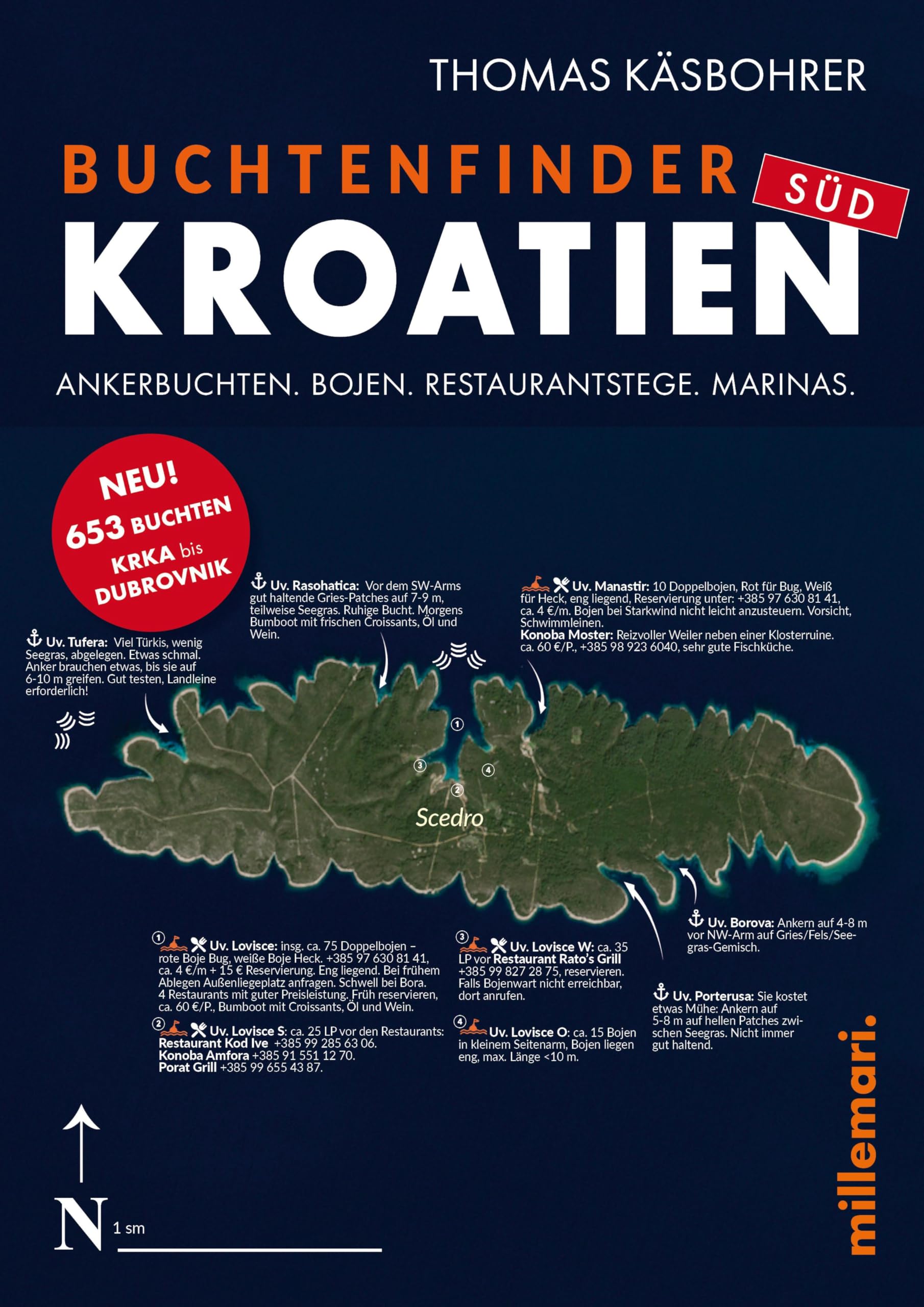 Buchtenfinder Kroatien Süd - Ausgabe 2025 Leisure, Home & Garden