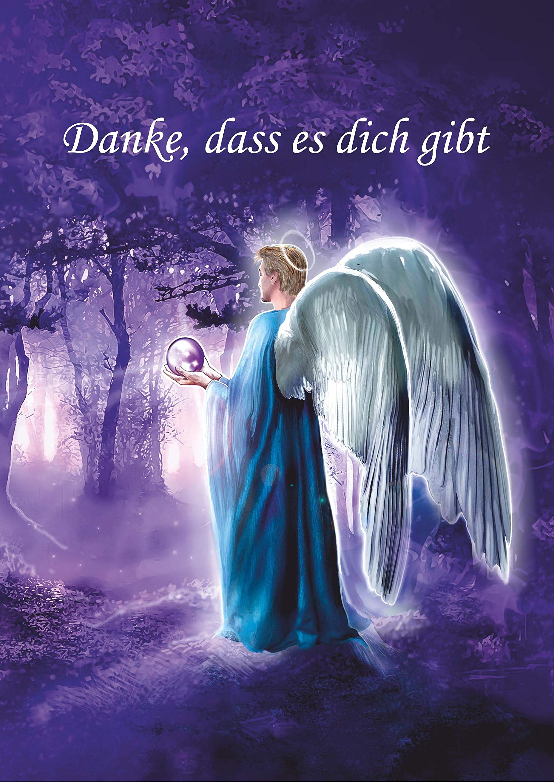 Danke, dass es dich gibt: Tagebuch, Wunschbuch, Traumbuch oder einfach als schönes Notizbuch z.B. für Gedanken und Erinnerungen mit dir an meiner Seite – Motiv Engel Essays & Short Stories