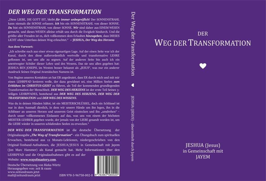Der Weg der Transformation: Jeshua (Jesus) in Gemeinschaft mit Jayem Books