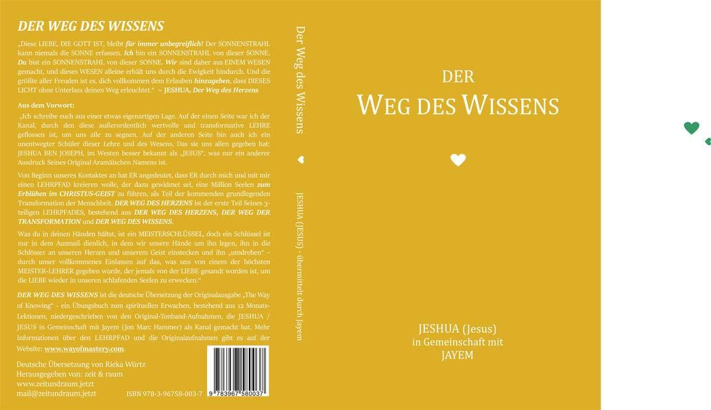 Der Weg des Wissens: Jeshua (Jesus) in Gemeinschaft mit Jayem Books