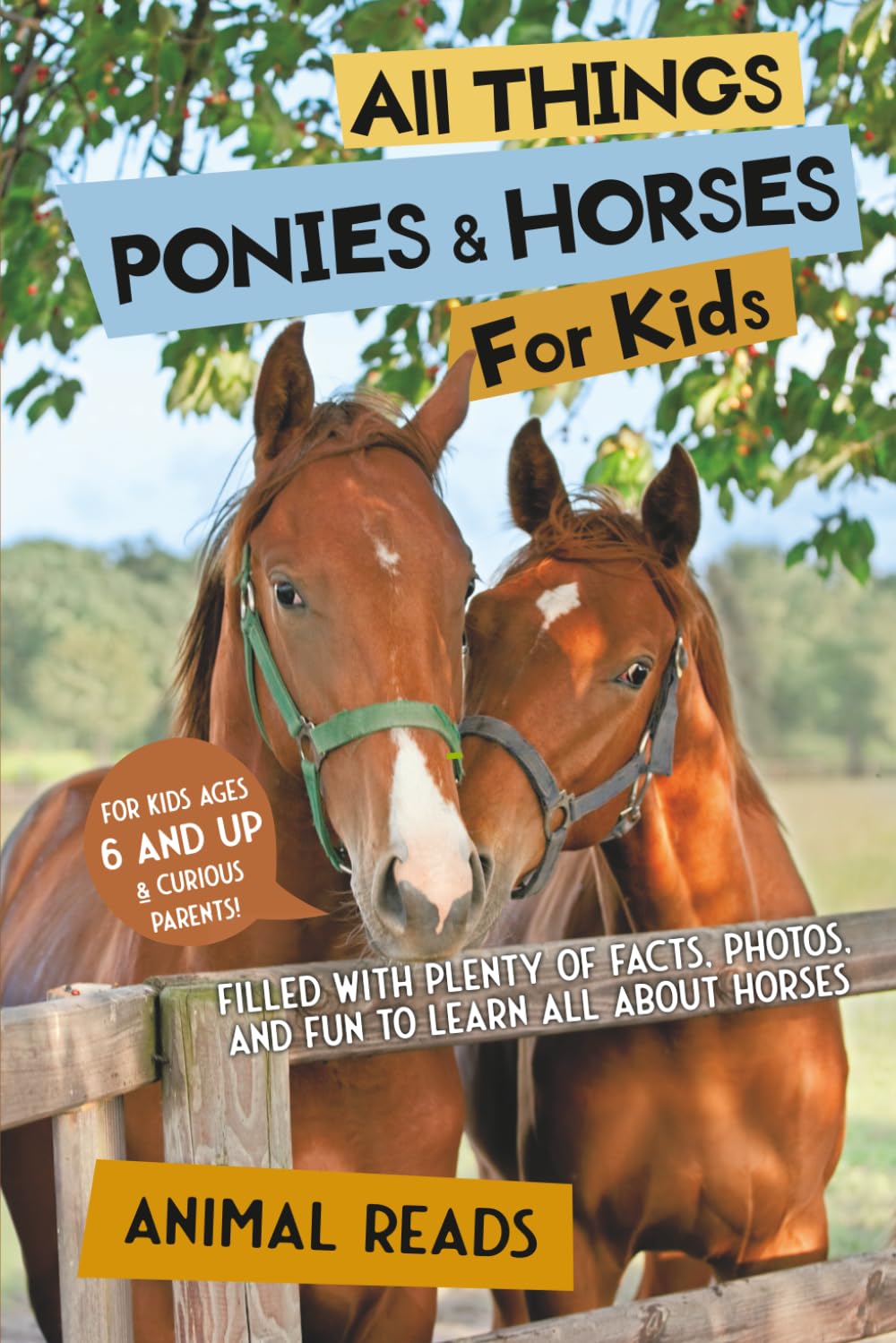 All Things Ponies & Horses For Kids: Filled With Plenty of Facts, Photos, and Fun to Learn all About Horses Non-fiction