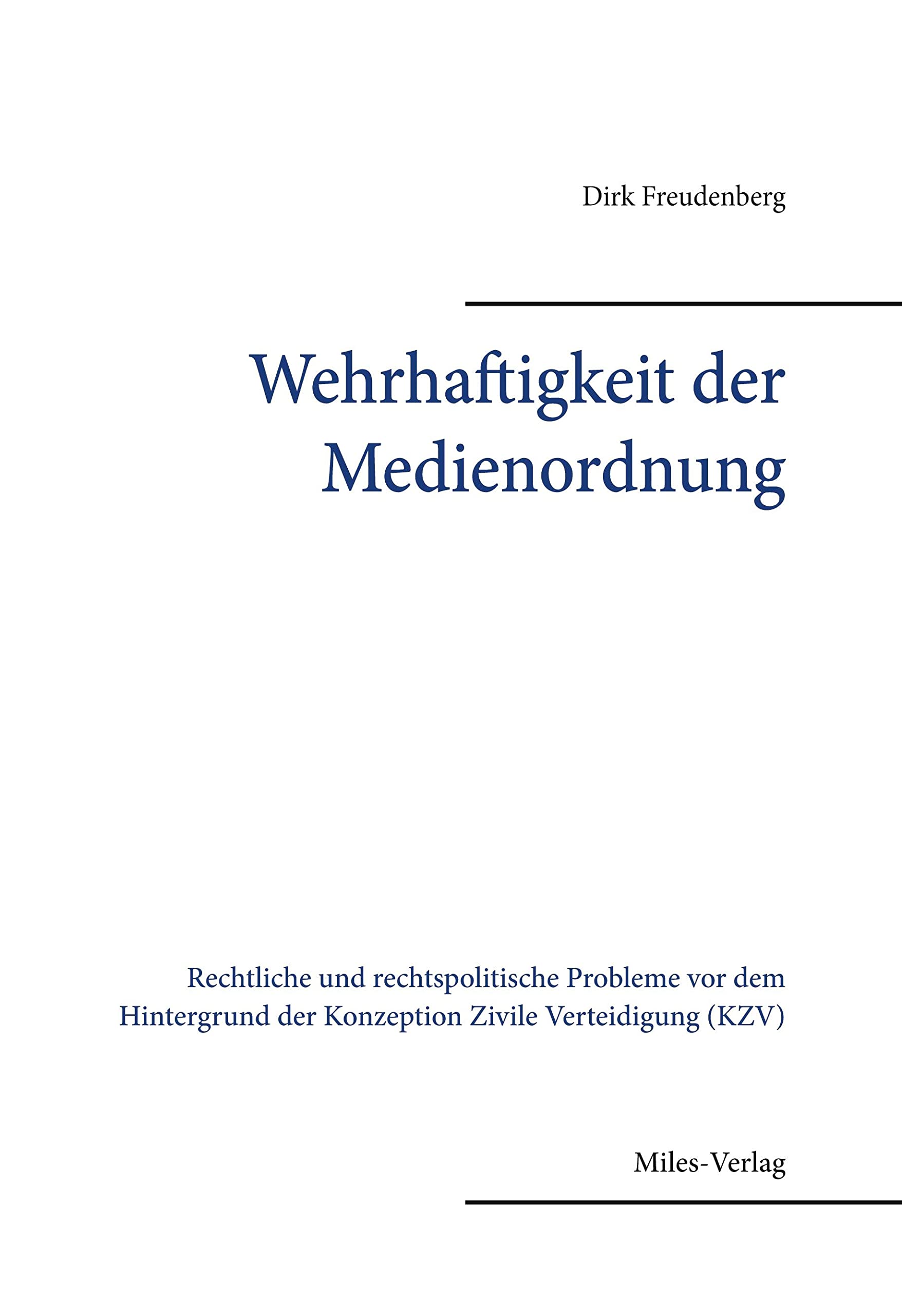 Wehrhaftigkeit der Medienordnung Business, Finance & Career