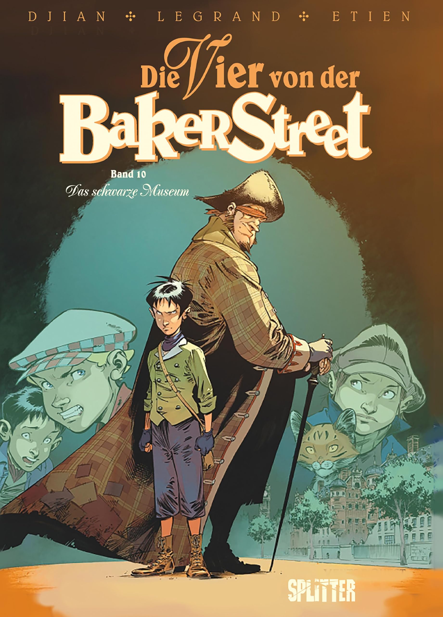 Die Vier von der Baker Street. Band 10: Das Schwarze Museum Manga