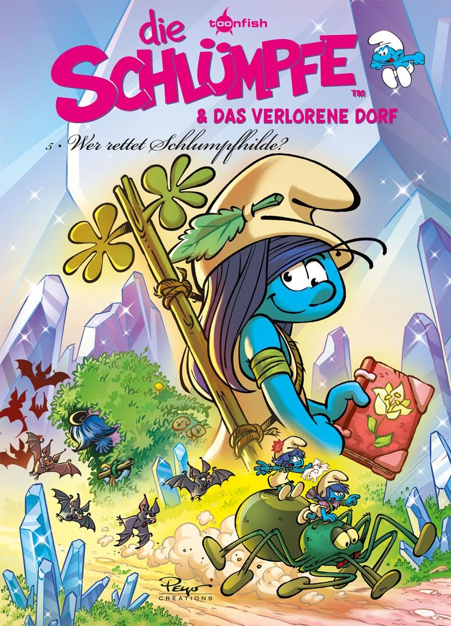 Die Schlümpfe und das verlorene Dorf. Band 5: Wer rettet Schlumpfhilde? Manga