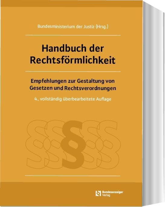 Handbuch der Rechtsförmlichkeit Law