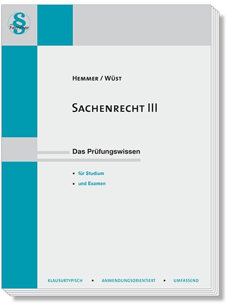 Sachenrecht III Law