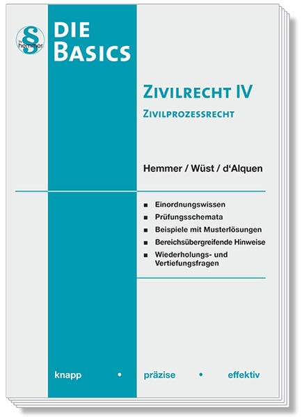 Die Basics Zivilrecht IV Zivilprozessrecht Law