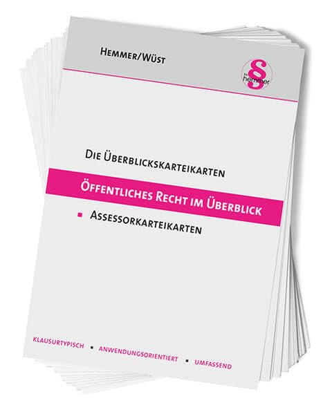 Überblickskarteikarten Assessor: Öffentliches Recht im Überblick Law