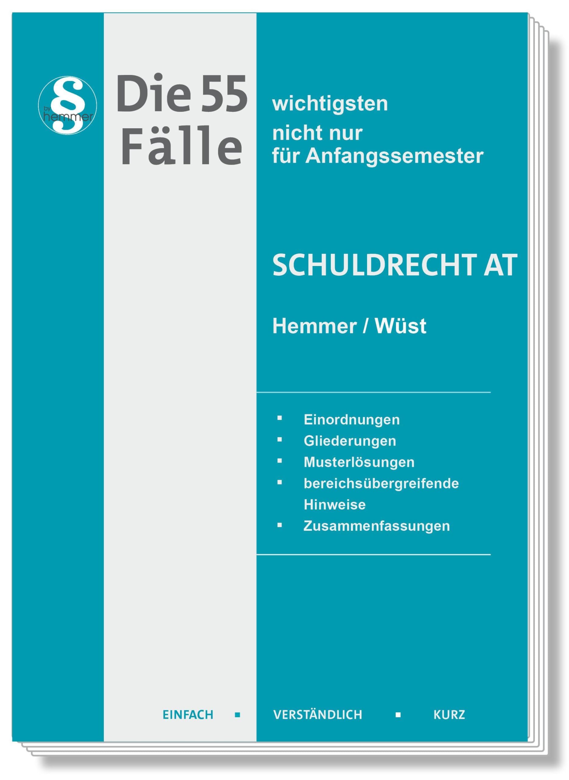Die 55 wichtigsten Fälle Schuldrecht AT Law