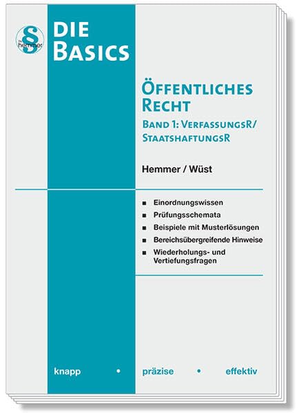 Die Basics Öffentliches Recht I - Verfassungsrecht, Staatshaftungsrecht Law