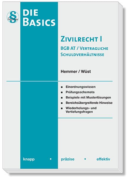 Die Basics Zivilrecht I - BGB AT / Vertragliche Schuldverhältnisse Law