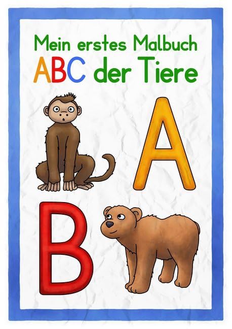Das ABC der Tiere - Malbuch: Lernheft in DINA 4, auf 120g/m² Zeichenkarton Parents & Children