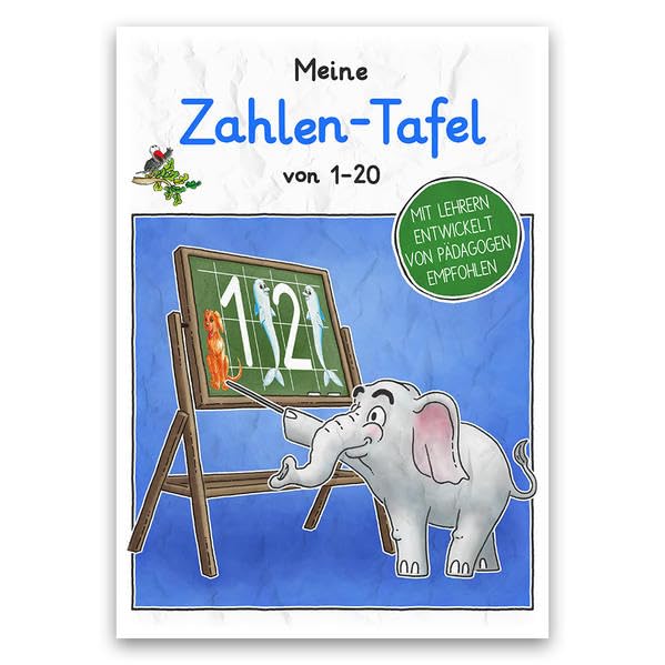 Meine Zahlen-Tafel von 1-20 Grundschrift: Schreiblernheft in DINA 5, auf 120g/m² Zeichenkarton Lifestyle