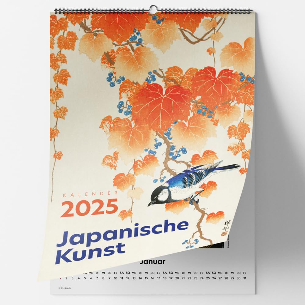Japanische Kunst. Wandkalender 2025: Motive von Hiroshige, Hokusai, Harunobu und anderen book