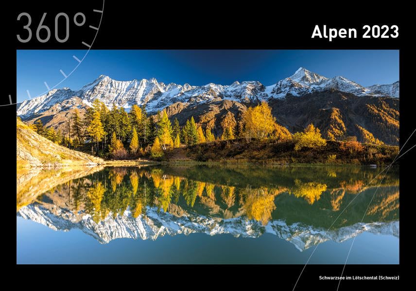 360° Alpen Premiumkalender 2023 (360° Premiumkalender 2023) Leisure, Home & Garden