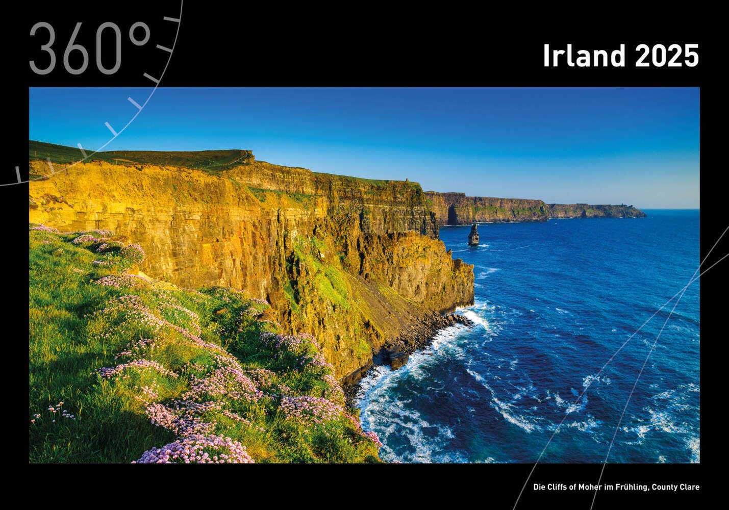 360° Irland Premiumkalender 2025 (360° Premiumkalender 2025: (50 x 35 cm)) Leisure, Home & Garden