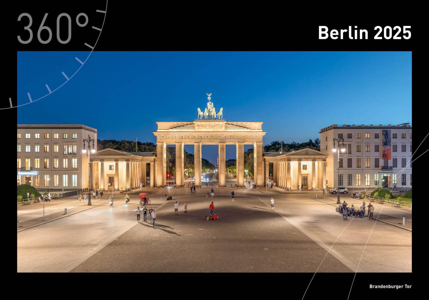 360° Berlin Premiumkalender 2025 (360° Premiumkalender 2025: (50 x 35 cm)) Leisure, Home & Garden