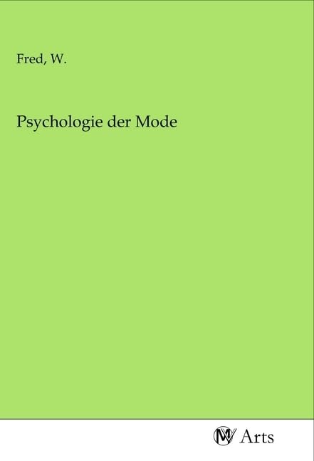 Product Image: Psychologie der Mode