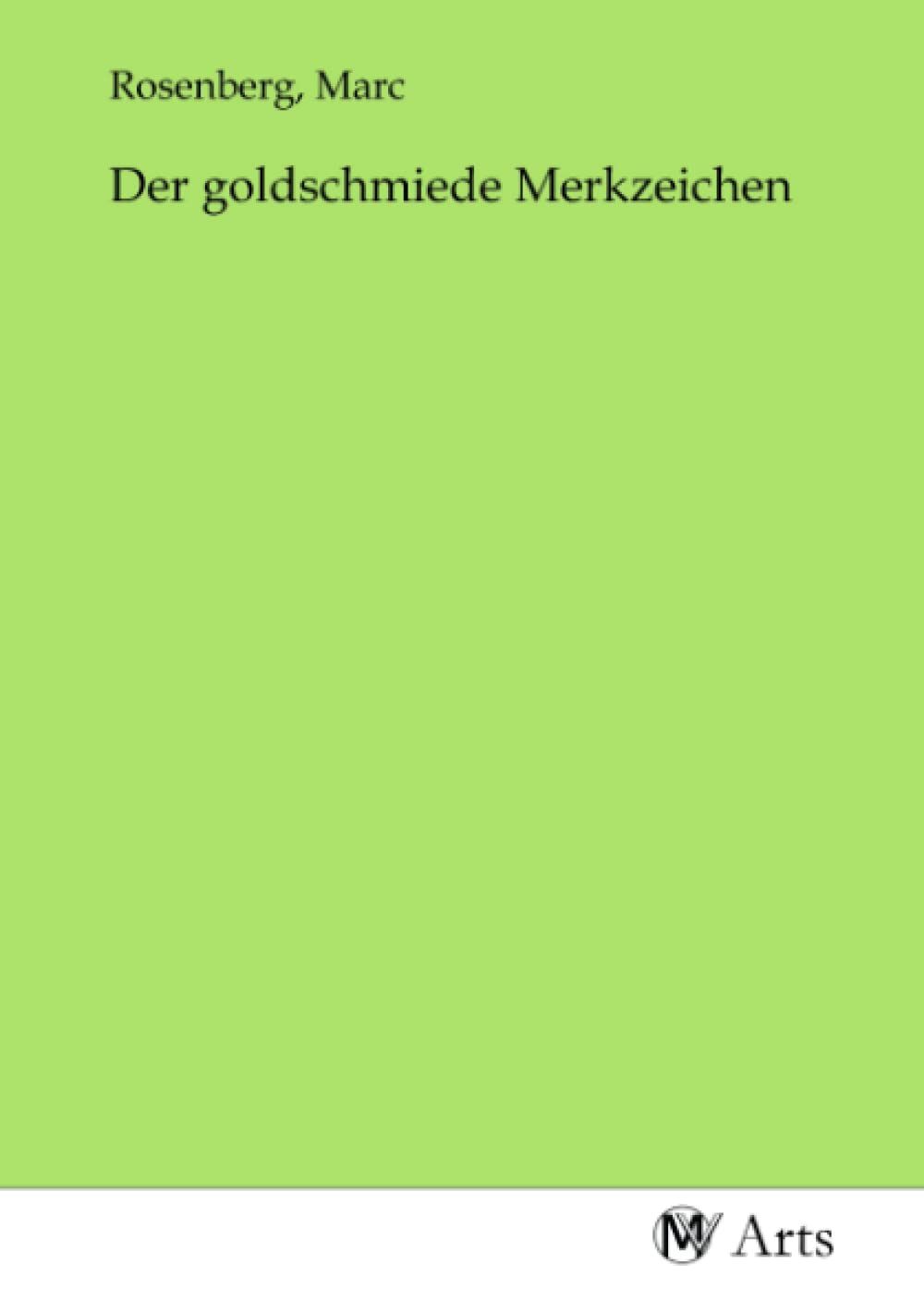 Product Image: Der goldschmiede Merkzeichen