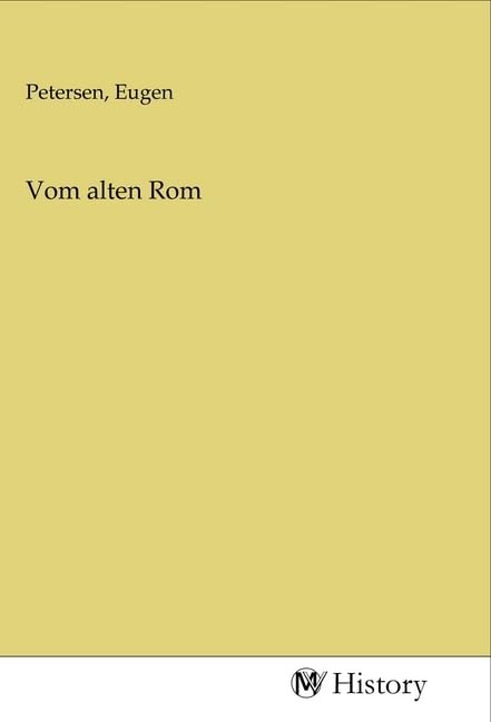 Product Image: Vom alten Rom