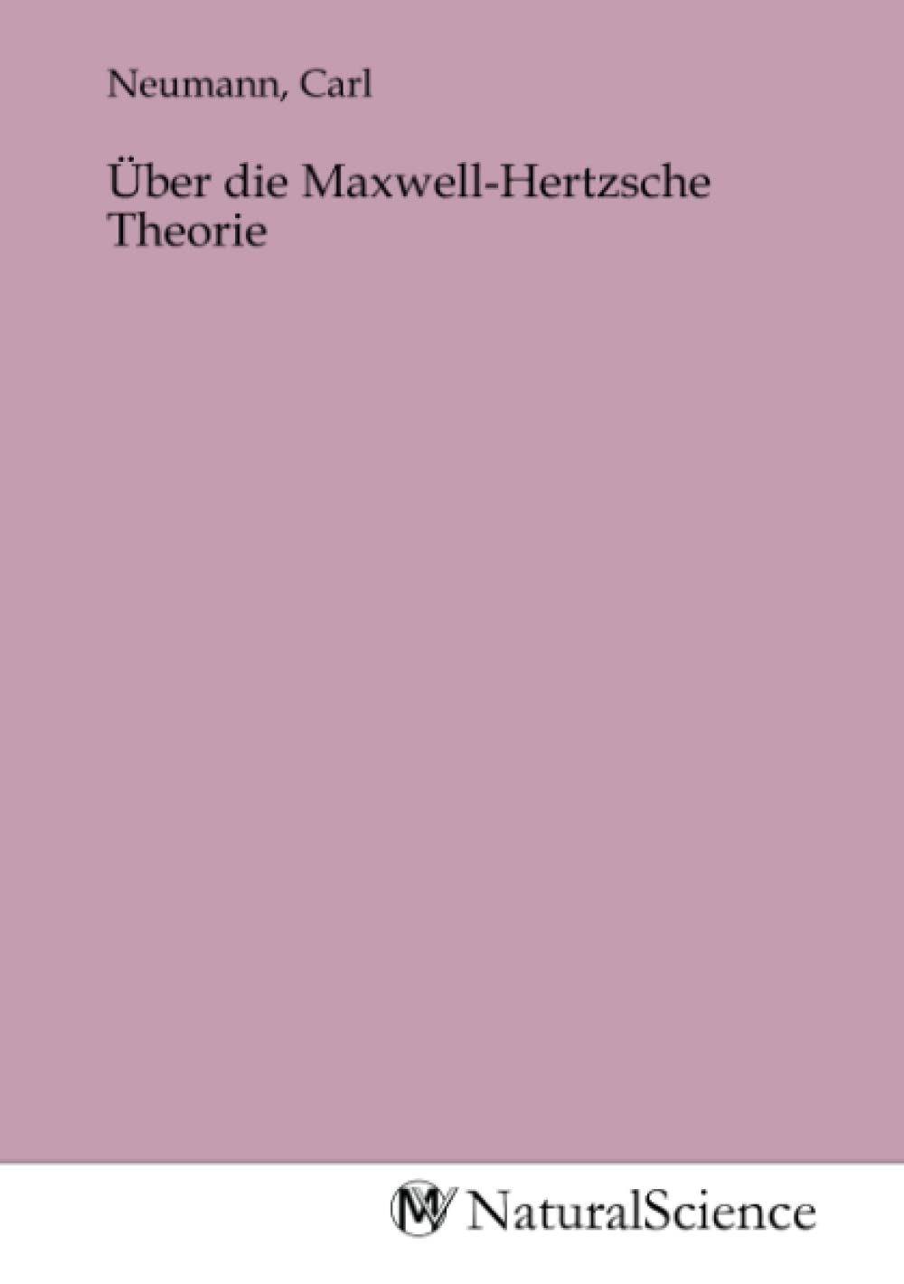 Product Image: Über die Maxwell-Hertzsche Theorie