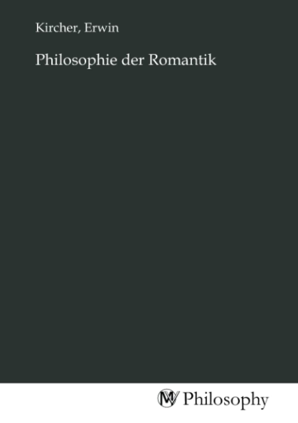 Product Image: Philosophie der Romantik