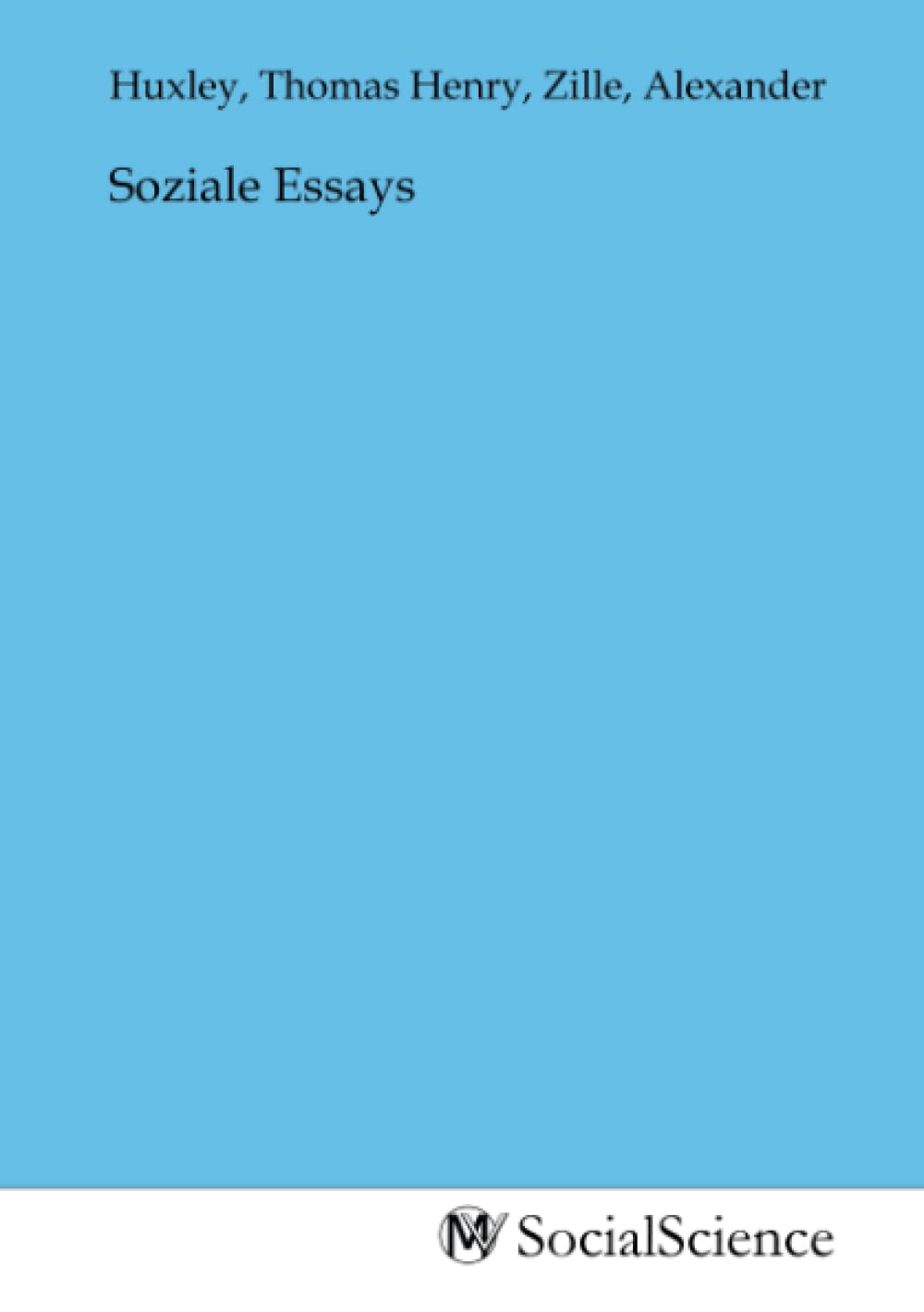 Product Image: Soziale Essays