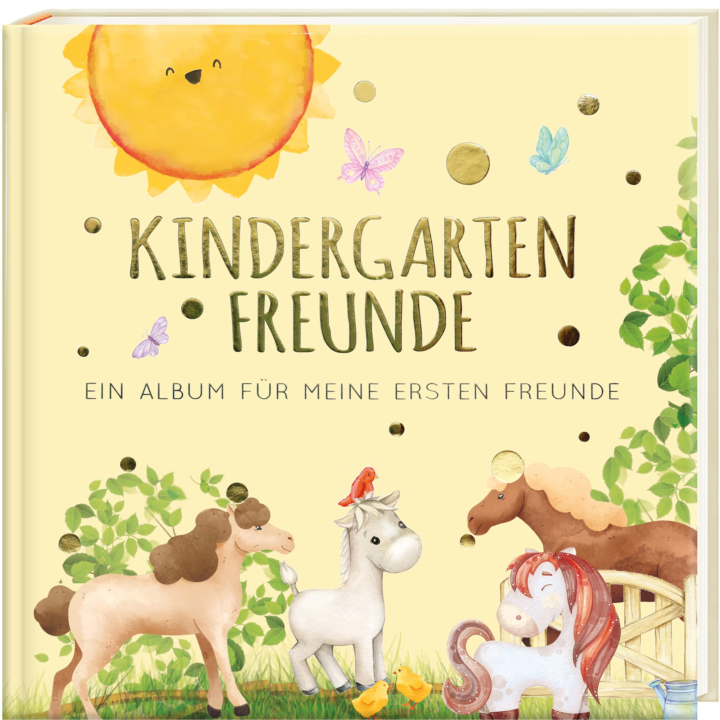 Kindergartenfreunde - PFERDE: ein Album für meine ersten Freunde (Freundebuch Kindergarten 3 Jahre) PAPERISH® Social Sciences