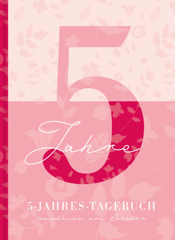 5 Jahresbuch: Das Tagebuch für 5 Jahre | Rosa 5 Jahres Kalender zum Ausfüllen für jeden Tag im Jahr, 365 Tage lang. Für Frauen und Mädchen. Kalender-Tagebuch Essays & Short Stories