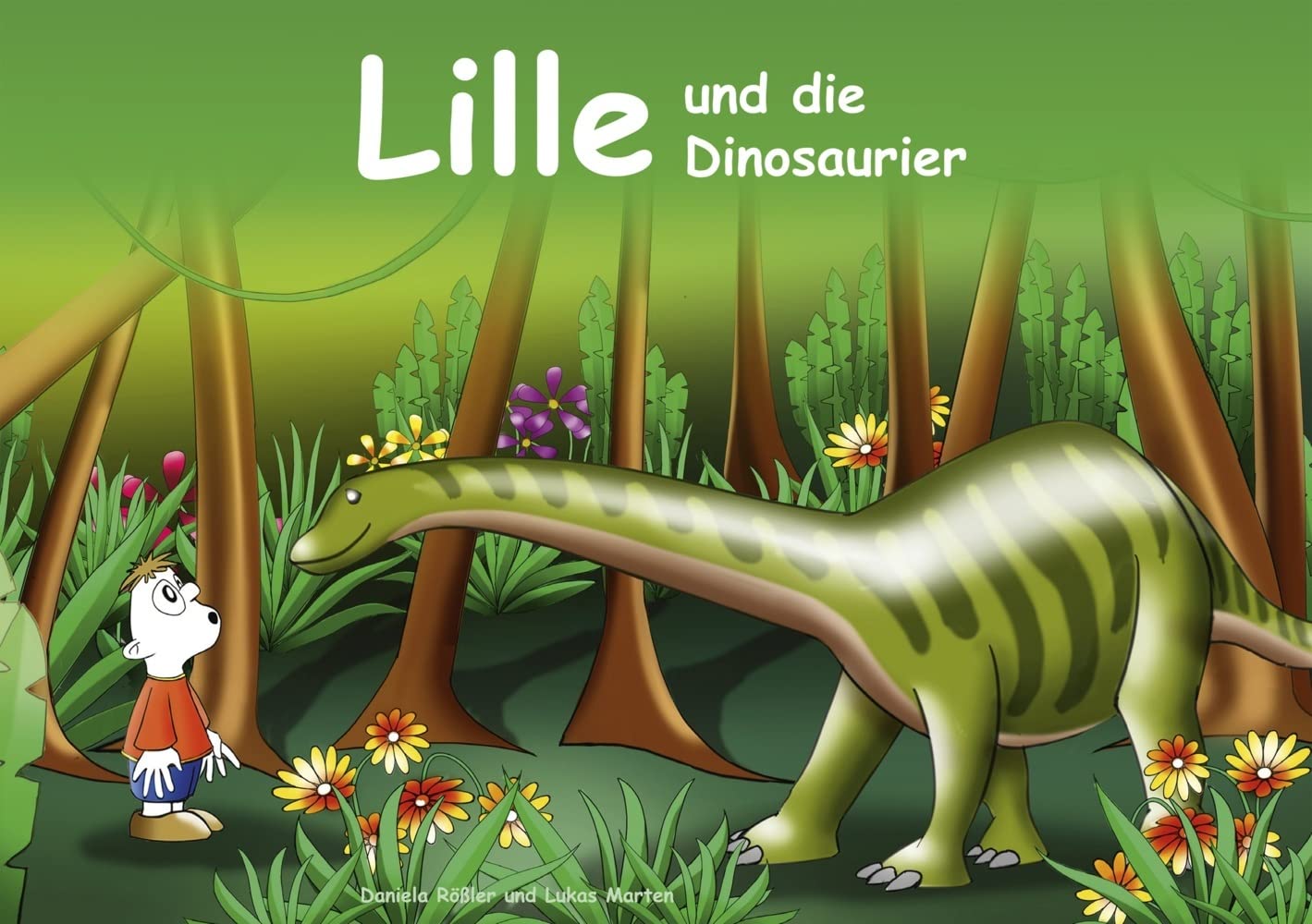 Lille und die Dinosaurier: Kinderbuch mit farbigen Illustrationen zum Anschauen und Vorlesen für Kinder ab 4 Jahre und für Erstleser. Contemporary literature Books