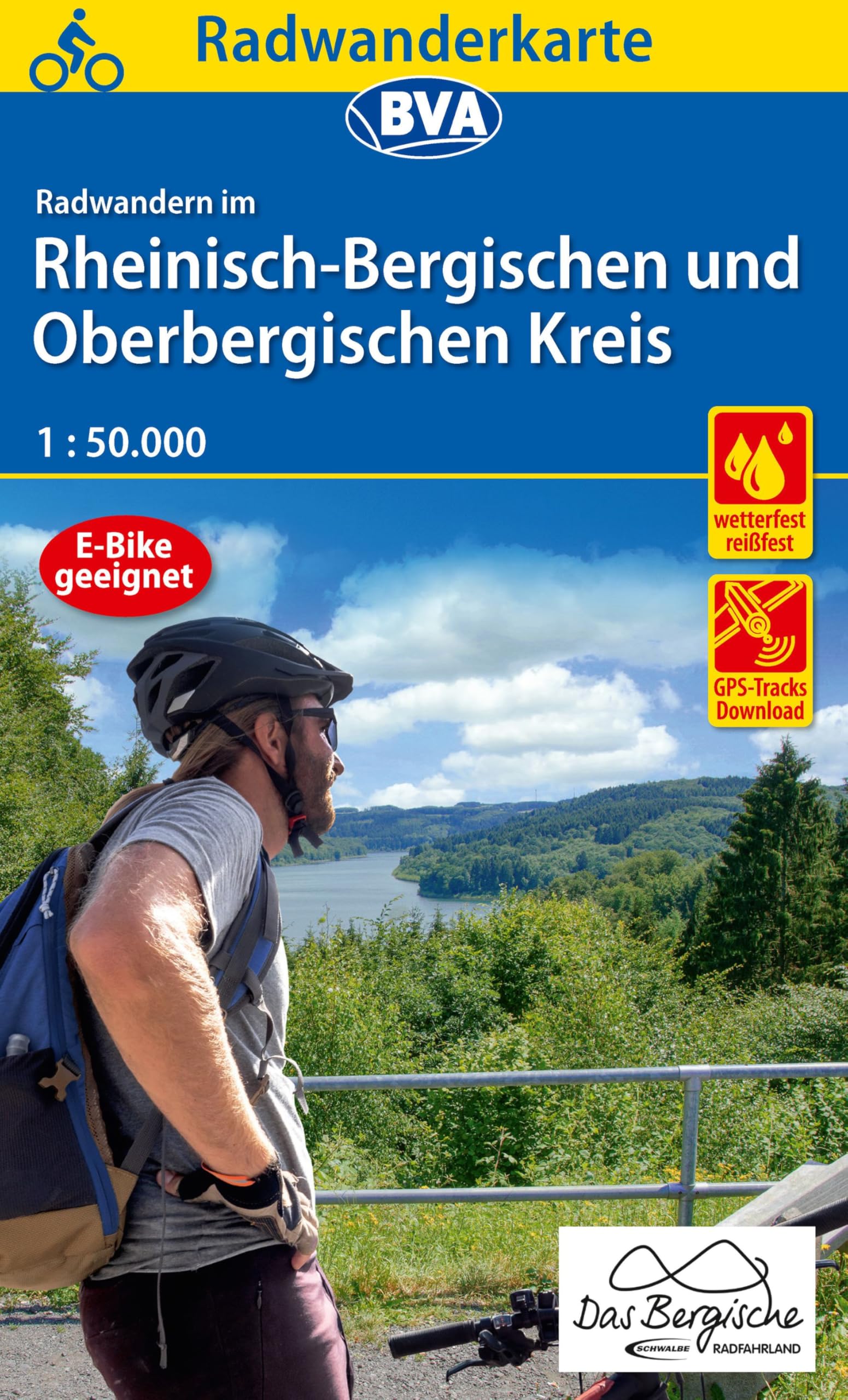 Radwanderkarte BVA Radwandern im Rheinisch-Bergischen und Oberbergischen Kreis 1:50.000, reiß- und wetterfest, GPS-Tracks Download Leisure, Home & Garden