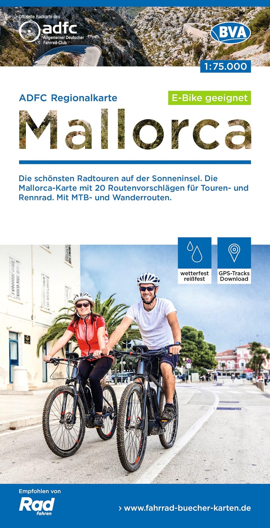 ADFC-Regionalkarte Mallorca, 1:75.000, reiß- und wetterfest, GPS-Tracks Download Leisure, Home & Garden
