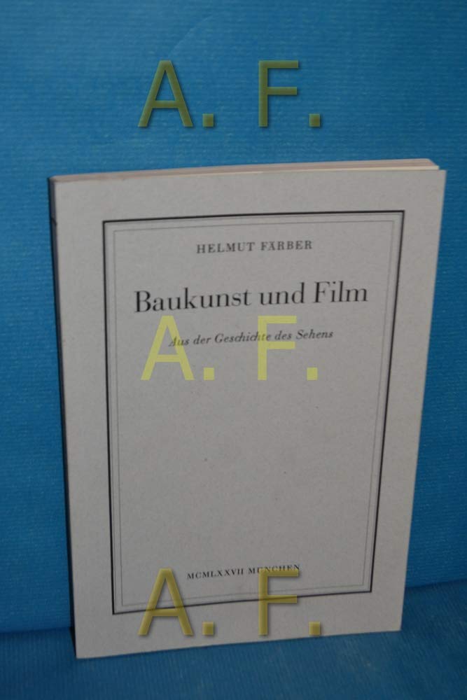 Product Image: Baukunst und Film