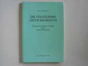 Product Image: Die Staatslehre Artur Mahrauns
