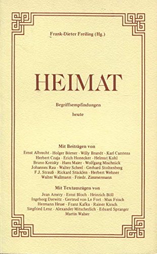 Heimat: Begriffsempfindungen (School-time Dokumentation) Books