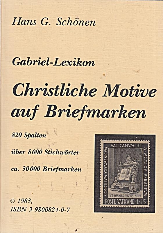 Christliche Motive auf Briefmarken. Gabriel-Lexikon Natural Sciences
