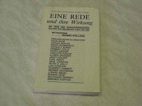 Eine Rede und Ihre Wirkung Books
