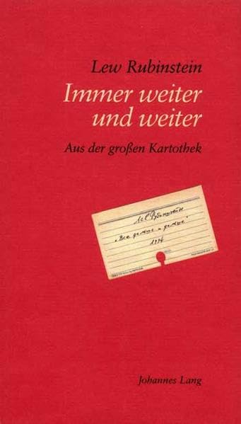Immer weiter und weiter: Aus der grossen Kartothek Contemporary literature