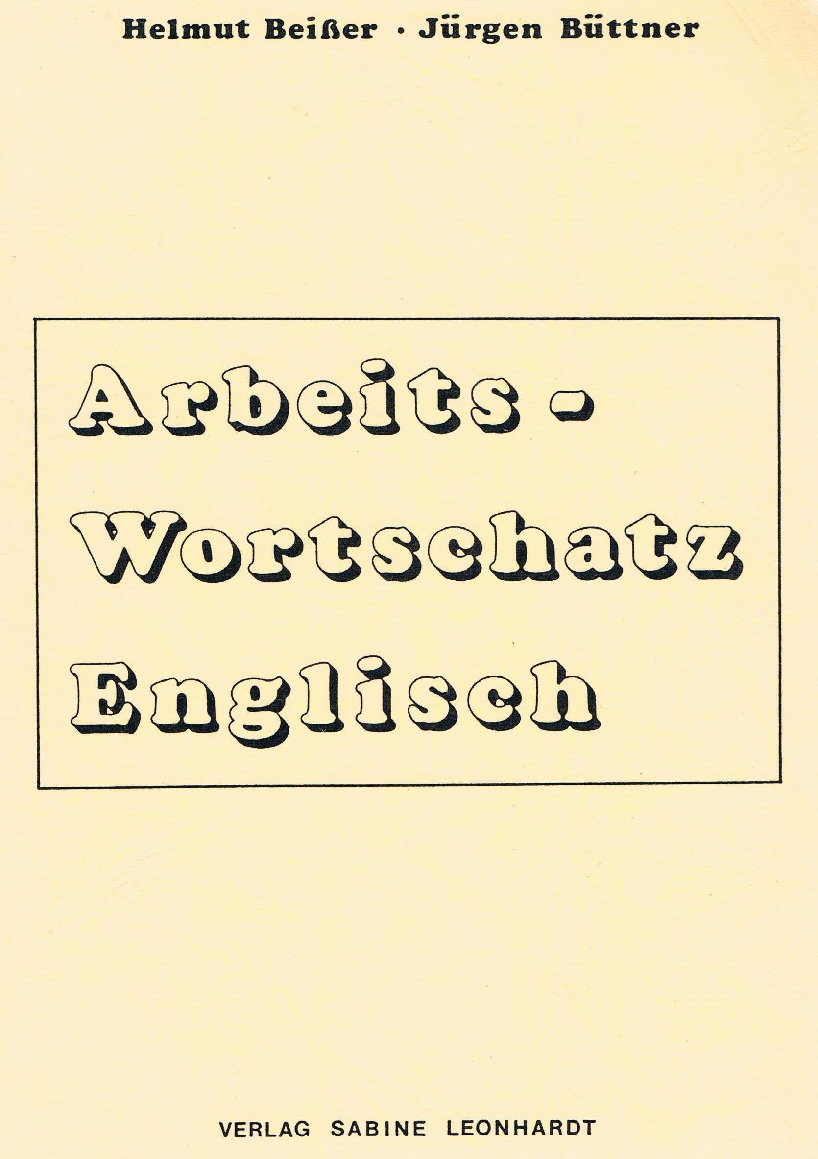 Arbeitswortschatz Englisch Books