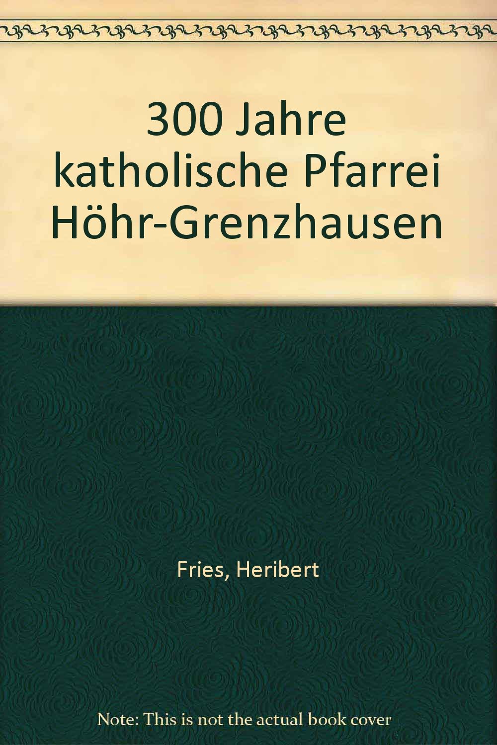 300 Jahre katholische Pfarrei Höhr-Grenzhausen Books