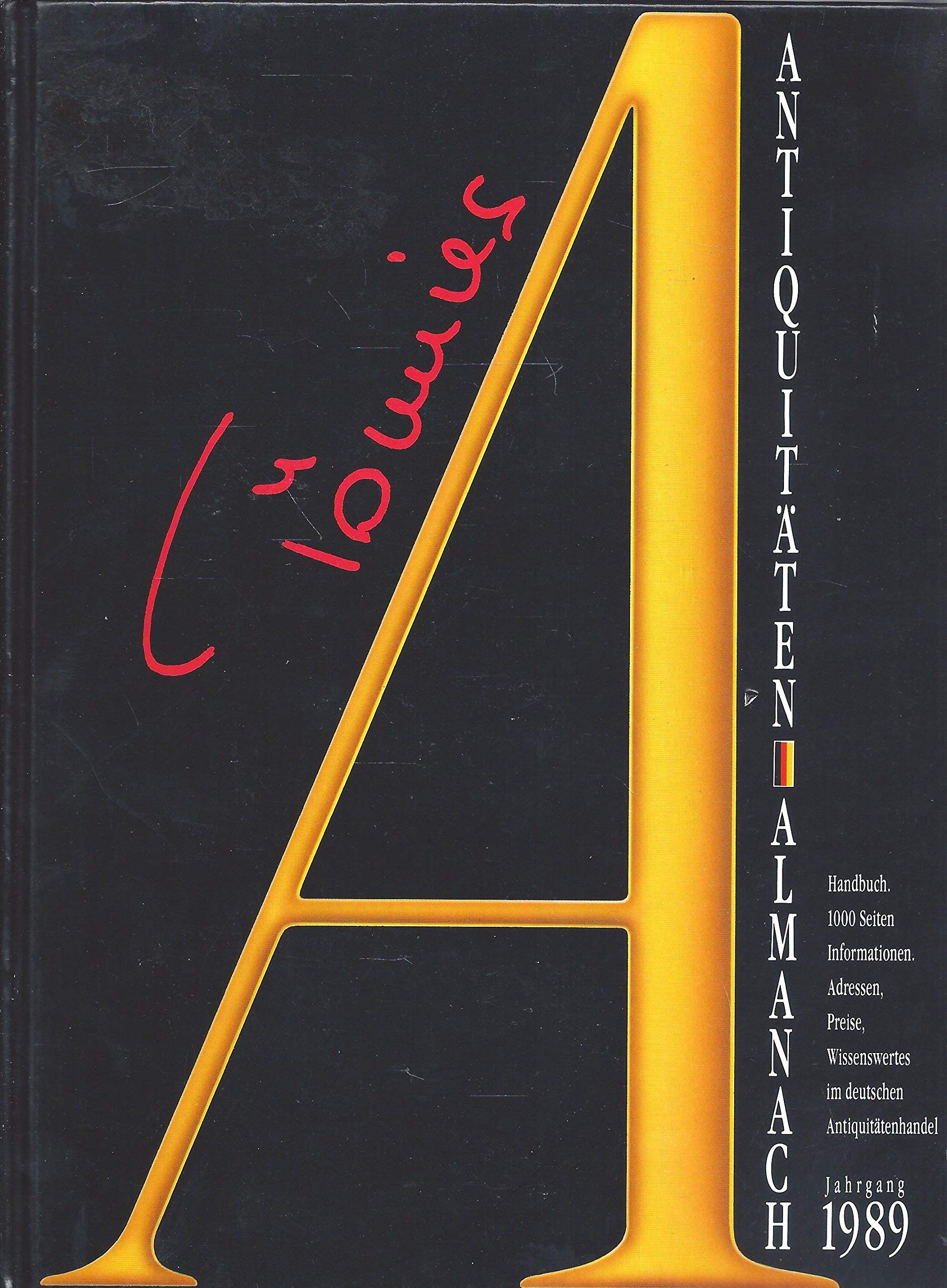 Tönnies-Antiquitäten Almanach 89/90 book