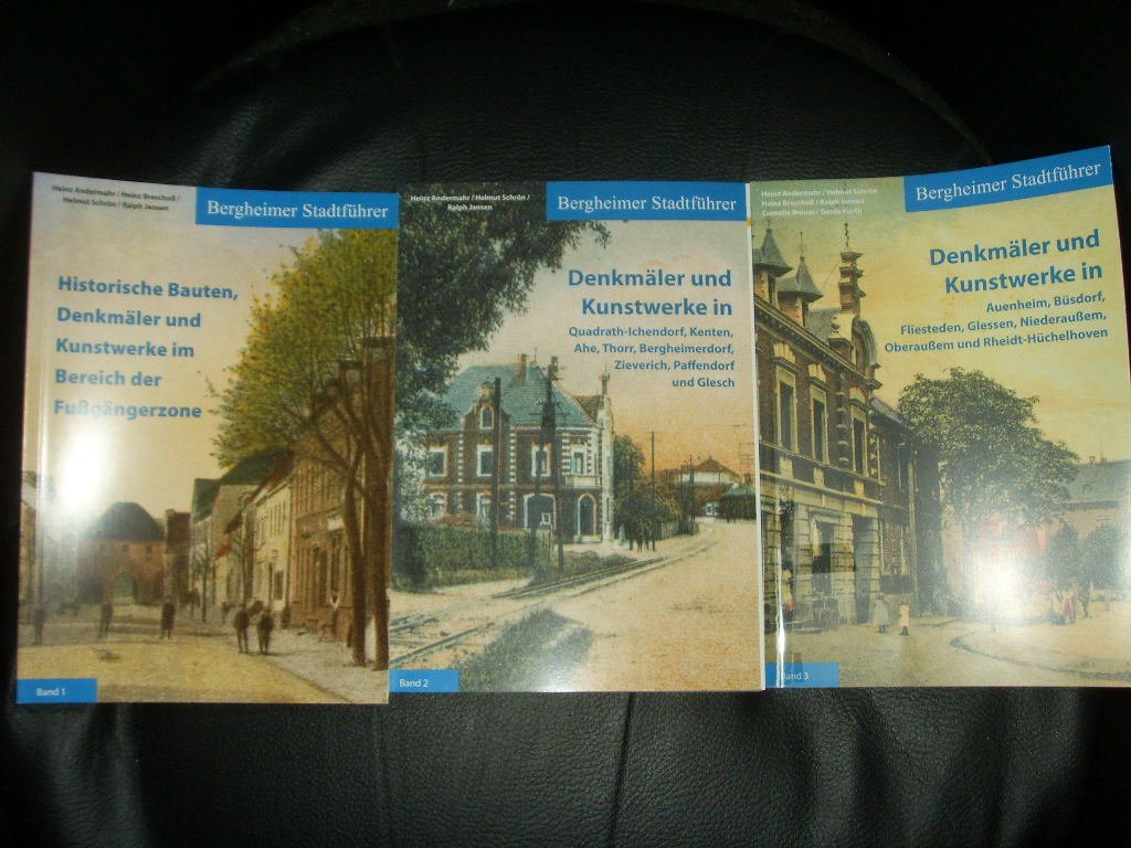 3 Bergheimer Stadtführer Historische Bauten, Denkmäler und Kunstwerke Andermar Braschoß Schrön Jansen Books
