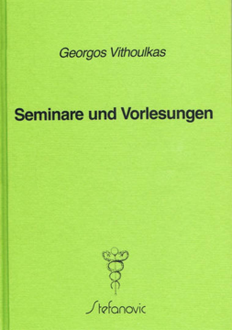 Seminare und Vorlesungen. Homöopathisches Fortbildungsseminar book