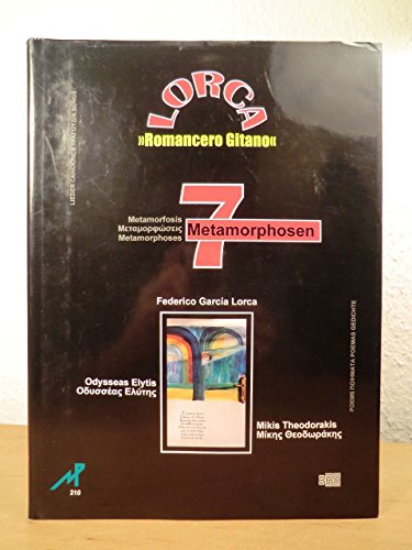 Lorca "Romancero Gitano": 7 Metamorphosen. Hommage an Federico García Lorca, Odysseas Elytis, Mikis Theodorakis. Books