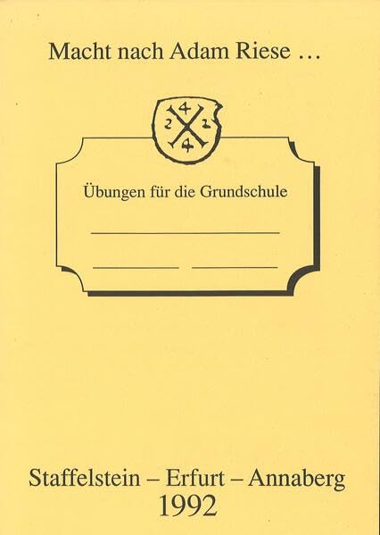 Macht nach Adam Riese: Übungen für die Grundschule Mathematics